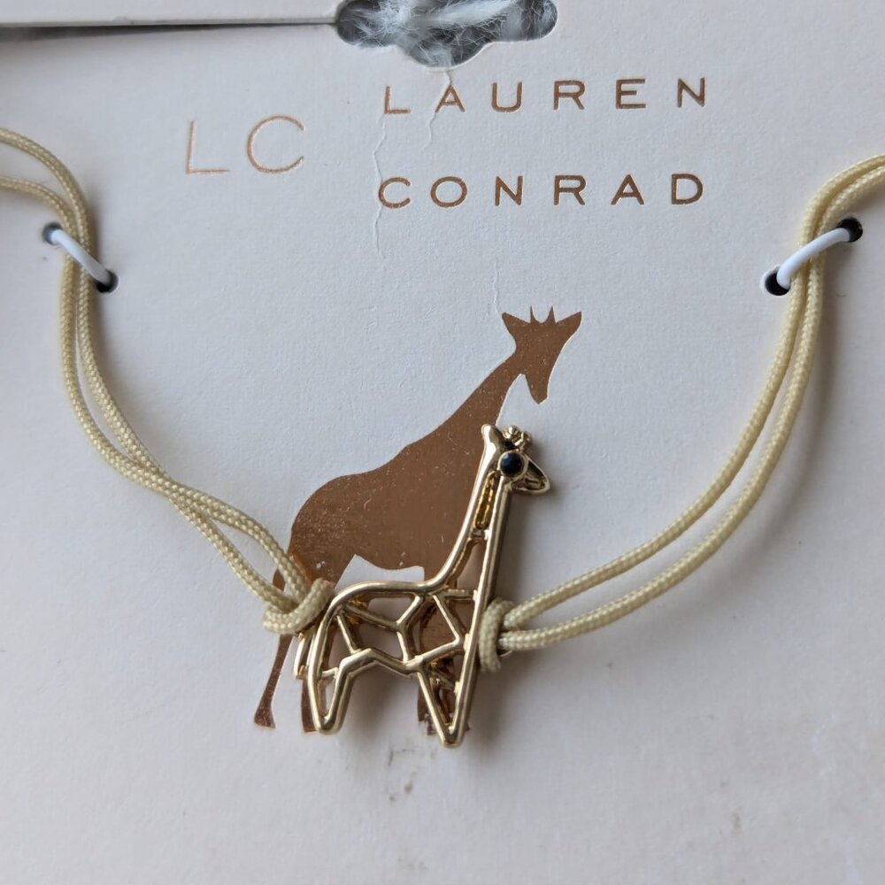 New LC Lauren Conrad Giraffe Bracelet NWT RARE hard to find this one!